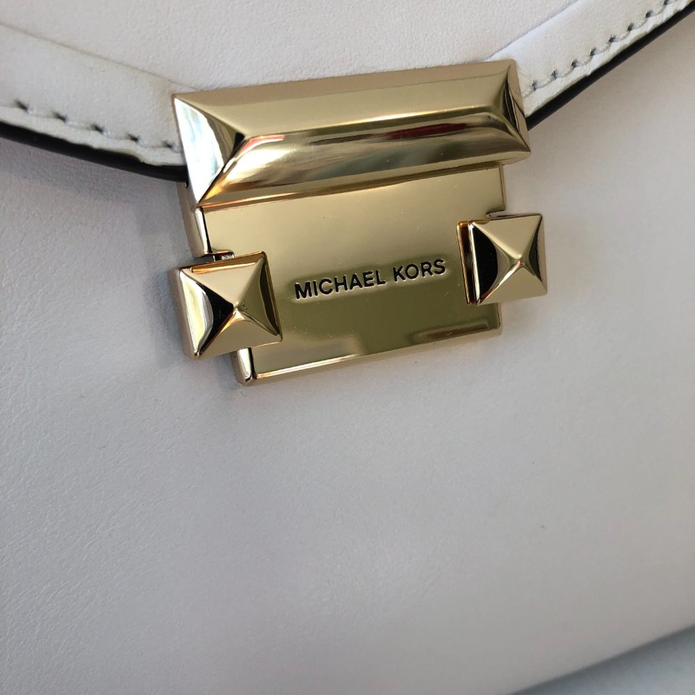 Michael Kors Whitney Large Leather Satchel - Picture 7 of 8